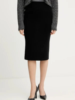 Pinko spódnica z dodatkiem wełny