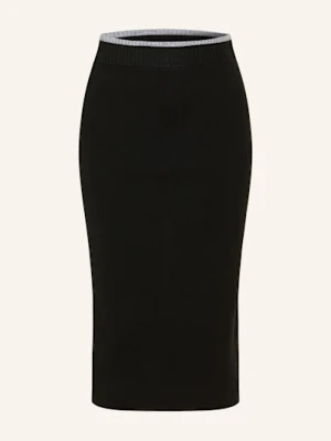 Pinko Spódnica Z Dzianiny Nuova Guinea schwarz