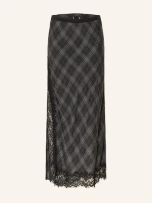 Pinko Spódnica Z Koronką I Błyszczącą Nicią grau