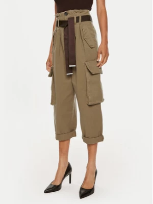 Pinko Spodnie cargo Ronfare 101840 A21C Khaki Regular Fit