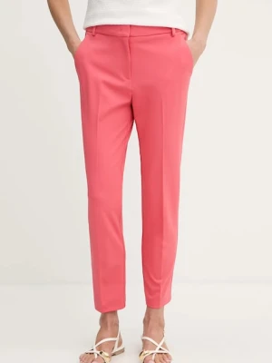 Pinko spodnie damskie kolor pomarańczowy proste medium waist 100155 A1L4