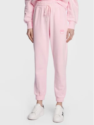 Pinko Spodnie dresowe 100371 A0KN Różowy Regular Fit