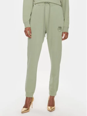 Pinko Spodnie dresowe Carico 100371 A1N7 Zielony Regular Fit