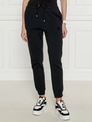 Pinko Spodnie dresowe Carico | Regular Fit czarny