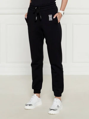 Pinko Spodnie dresowe CARICO | Regular Fit czarny
