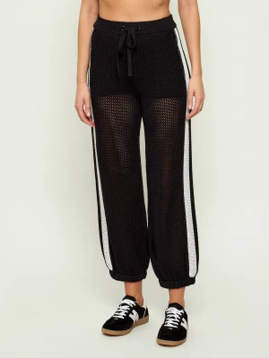 Pinko Spodnie dresowe NEBULOSA | Relaxed fit czarny