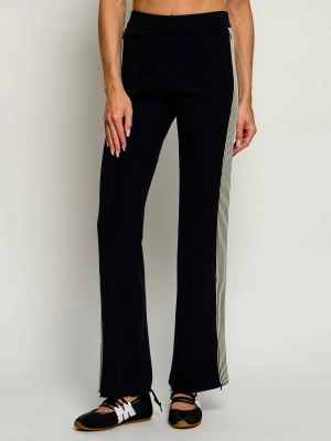 Pinko Spodnie dzianinowe Essen | Loose fit czarny
