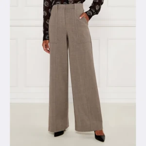 Pinko Spodnie | flare fit | z dodatkiem wełny