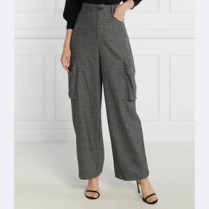 Pinko Spodnie | flare fit | z dodatkiem wełny