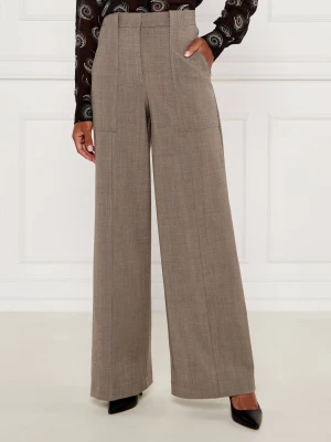 Pinko Spodnie | flare fit | z dodatkiem wełny