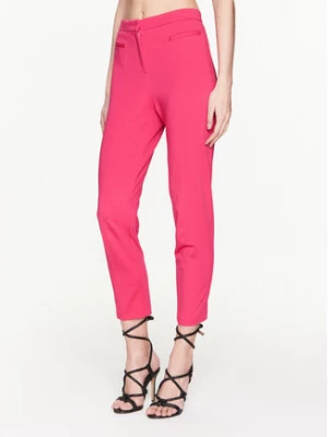 Pinko Spodnie materiałowe 100152 A0HM Różowy Slim Fit