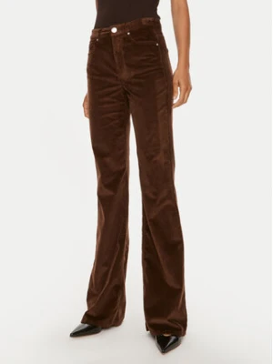 Pinko Spodnie materiałowe Flora 100561 A20R Brązowy Regular Fit