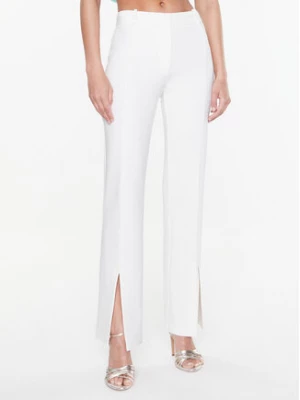 Pinko Spodnie materiałowe Paloma 100351 A04I Biały Flare Fit