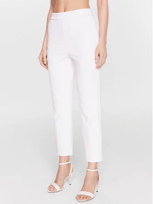Pinko Spodnie materiałowe Parana 100137 A0HC Różowy Slim Fit
