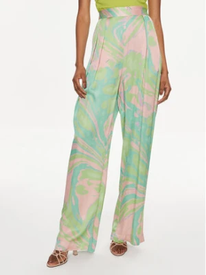 Pinko Spodnie materiałowe Penati 103123 A1NQ Zielony Wide Leg