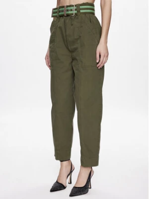 Pinko Spodnie materiałowe Rigore 100685 A0I4 Zielony Relaxed Fit