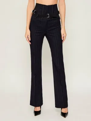 Pinko Spodnie PIADINA | flare fit | z dodatkiem wełny