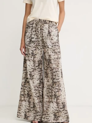 Pinko spodnie wide leg damskie bawełniane