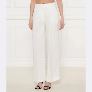 Pinko Spodnie Wonderwall | Regular Fit | z dodatkiem lnu