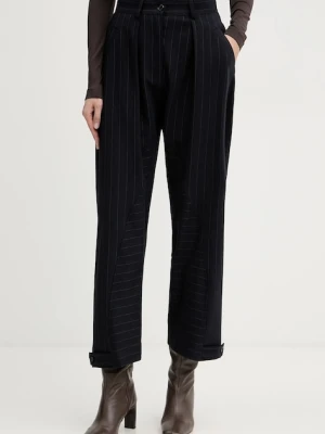 Pinko spodnie z dodatkiem wełny