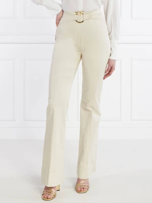 Pinko Spodnie z paskiem | flare fit | high waist