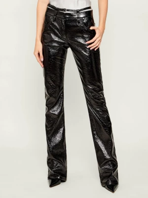 Pinko Spodnie z paskiem ROCIO | flare fit