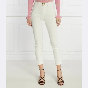 Pinko Spodnie z paskiem SUSAN | Skinny fit | denim