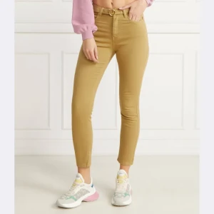 Pinko Spodnie z paskiem SUSAN | Skinny fit | denim