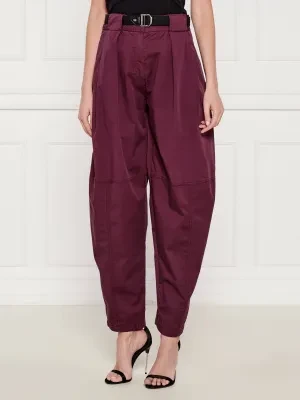 Pinko Spodnie z paskiem YANN | Regular Fit