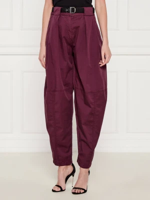 Pinko Spodnie z paskiem YANN | Regular Fit