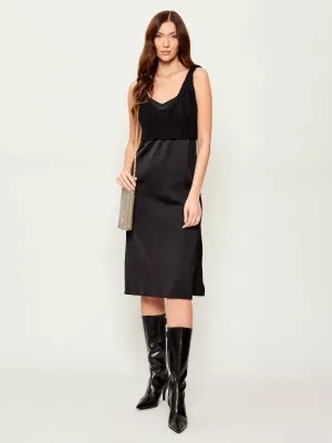 Pinko Sukienka 2w1 | z dodatkiem wełny