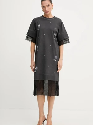 Pinko sukienka bawełniana REIMAGINE by Patrick Mcdowell