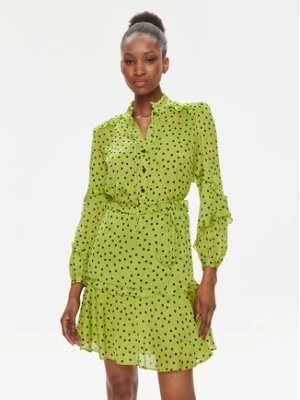Pinko Sukienka codzienna Piccadilly 101493 A155 Zielony Regular Fit