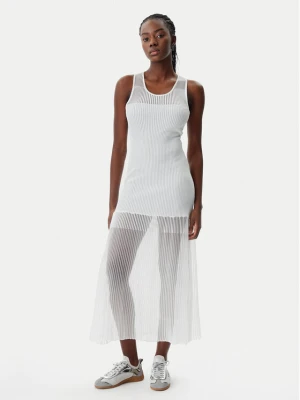 PINKO Sukienka dzianinowa 104802 A2GJ Biały Regular Fit