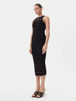 PINKO Sukienka dzianinowa Allan 105190 A2LW Czarny Regular Fit