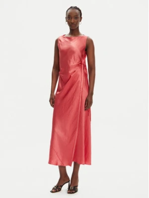 PINKO Sukienka koktajlowa Amico 105011 A2BU Koralowy Regular Fit