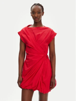 PINKO Sukienka koktajlowa Elliot 105215 A2LD Czerwony Regular Fit