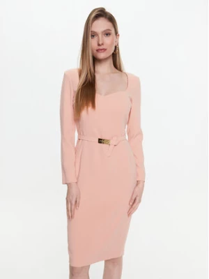 Pinko Sukienka koktajlowa Mendosa 100559 7624 Różowy Regular Fit