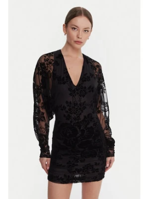 PINKO Sukienka koktajlowa Roulette 105624 A2QD Czarny Regular Fit