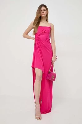 Pinko sukienka kolor różowy maxi dopasowana 103122.A17I