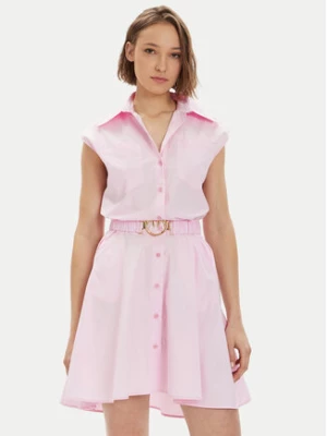 Pinko Sukienka koszulowa Anaceta 103111 A1P4 Różowy Regular Fit