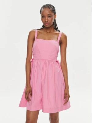 Pinko Sukienka letnia Amazonia 103566 A1WP Różowy Regular Fit
