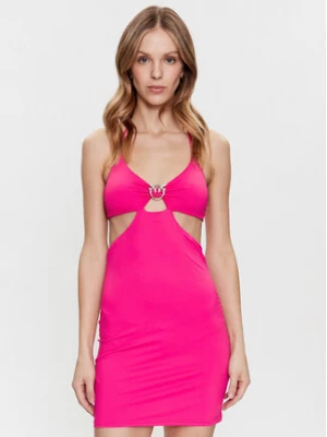 Pinko Sukienka letnia Attesa 101047 A0S7 Różowy Slim Fit