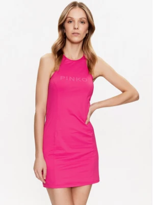 Pinko Sukienka letnia Blonde 101036 A0S4 Różowy Slim Fit