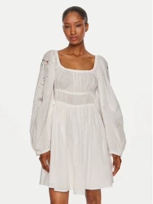 Pinko Sukienka letnia Fandango 103731 A1XP Biały Regular Fit