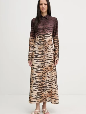 Pinko sukienka letnia z wiskozy