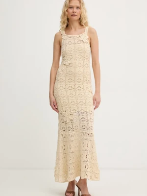 Pinko sukienka syrenka z bawełną