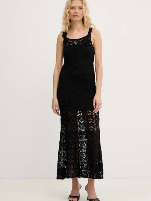 Pinko sukienka syrenka z bawełną