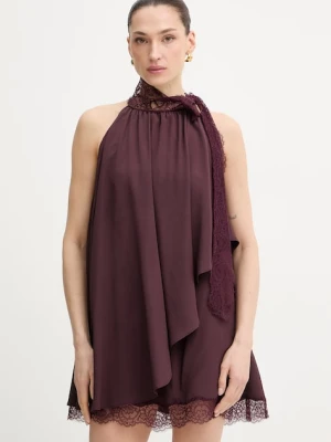 Pinko sukienka z dodatkiem jedwabiu