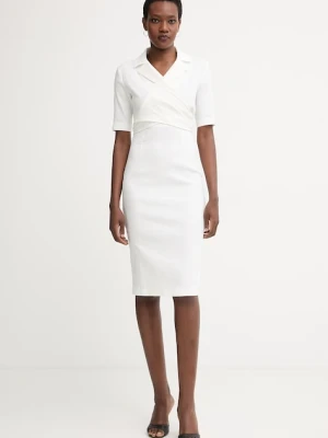 Pinko sukienka z lnem